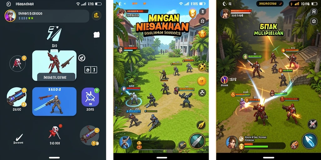 Tangkapan layar menunjukkan variasi level yang menawan dalam game.