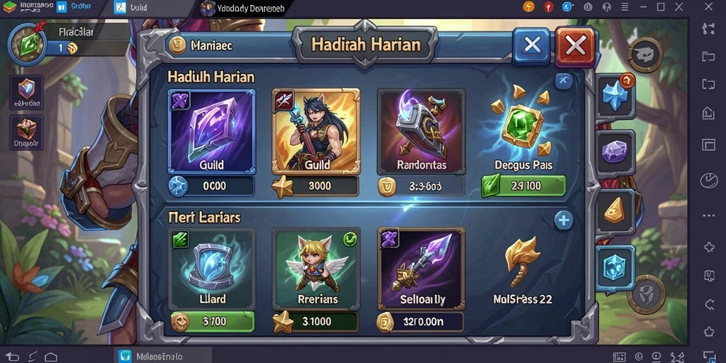 Sistem level yang menantang dan menarik.
