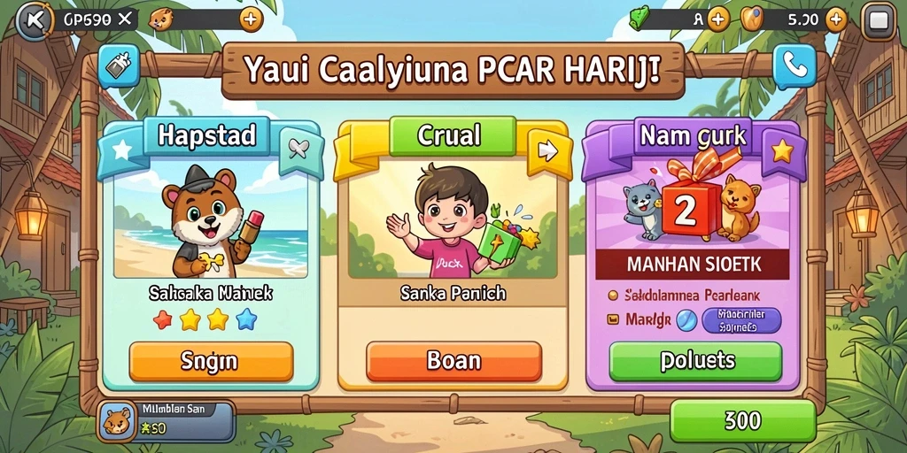 Screenshot 3 menggambarkan suasana kompetitif saat bertanding.