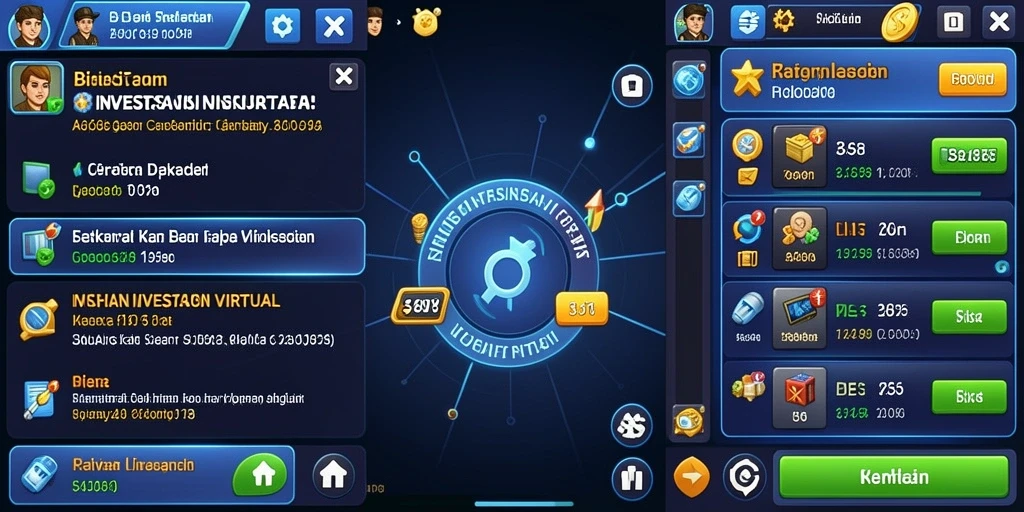 Sistem reward yang memberikan insentif untuk bermain.