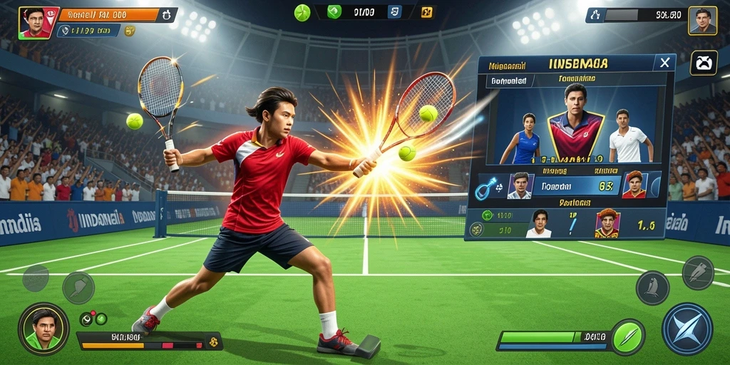 Dalam gambar ini, Anda dapat melihat upgrade senjata yang tersedia untuk karakter, meningkatkan kekuatan mereka.